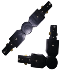 Коннектор поворотный две фазы Elvan 00000013423 Kon-R-BK-2Line