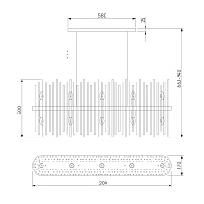 Подвесная люстра Bogates Allure 486/10 Smart 1