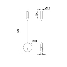 Бра Maytoni Stem C035WL-L3CH3K 2