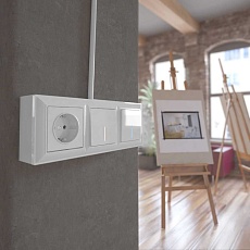 Коробка для накладного монтажа Werkel белый W8000001 4690389170829 1