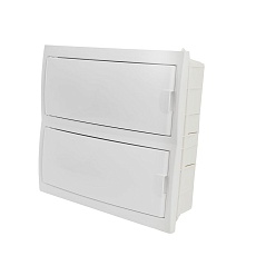 Бокс встраиваемый Stekker EBX50-2/24-20 24 модуля, белый, пластик, серия Standart 49639