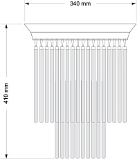 Потолочная люстра KUTEK FIORE FIO-PLM-4(N) 2