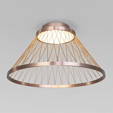 Потолочный светодиодный светильник Eurosvet Cesta 40019/1 LED коричневый 4