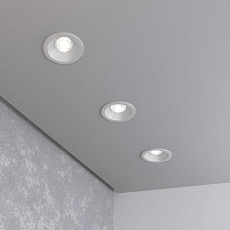 Встраиваемый светодиодный светильник Elektrostandard 15266/LED белый a055718 1