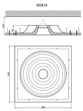 Встраиваемый светильник Artpole SGS15 2