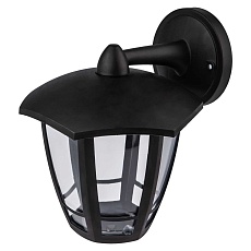 Садово-парковый светильник ЭРА «Дели 3» НБУ 07-40-004 черный 6-гранный настенный IP44 Е27 max 60Вт Б0051188 1