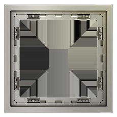 Рамка пластиковая Voltum S70 на 1 пост, (шелк) VLS100104 1