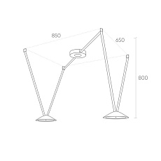 Комплект ременной трековой системы Denkirs Belty Set DK55SET03-04-DB 1