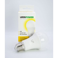 Светодиодная лампа LEDS POWER A60 E27 15Вт 3000К 006642 3