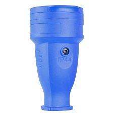 Розетка переносная 2P+PE Stekker Одри с крышкой синий RST16-21-44 39196 3