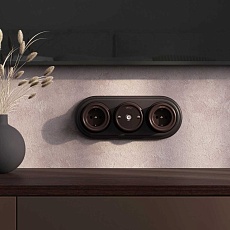 ТВ-розетка Werkel Retro коричневая WL18-02-05 4690389100734