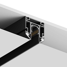 Шинопровод Hesby Lighting под натяжной потолок ElDeko, 48В-1м, чёрный HSBL_0072 4