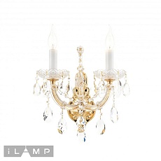 Бра iLamp Diamond W6071-2 GD+CL