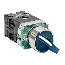 Переключатель BD33 3P c синей подстветкой 230В NO EKF PROxima xb2-bk33-b-230