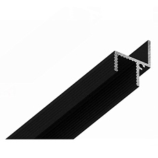 Безрамный теневой профиль FerGipps черный ТП 6 УТ000002068