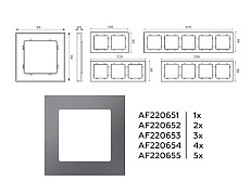 Рамка AMBRELLA VOLT AF220651 1