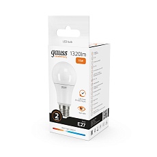 Лампа светодиодная Gauss E27 15W 3000K матовая 23215 3