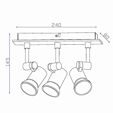 Светодиодный спот Lucide Noxx Led 10916/15/12 1
