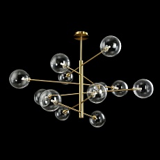 Подвесная люстра Crystal Lux Marzo SP12 Bronze/Transparente 2