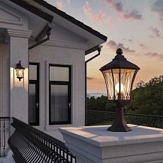 Уличный настенный светильник Elektrostandard Virgo D капучино a031921 3