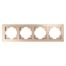 Рамка 4-постовая Stekker Катрин шампань GFR00-7004-02 39530