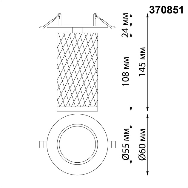 Встраиваемый спот Novotech Spot Brill 370851 Фото № 2