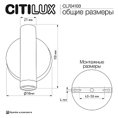 Спот Citilux Декарт CL704103 1