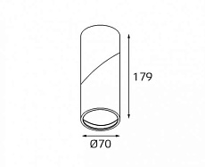 Светодиодный спот Italline M03-0106 white 3