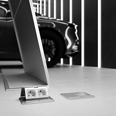 Модульная розетка с заземлением и шторками Werkel белый W1171160 4690389211744 1