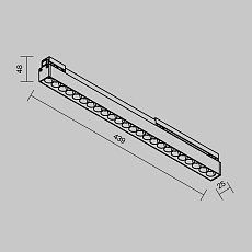 Уличный трековый светильник Maytoni Outdoor O-TR02-2-S-24WB3K 4