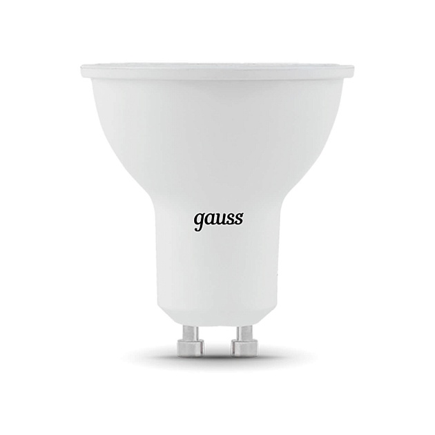 Лампа светодиодная Gauss GU10 5W 3000K матовая 101506105 изображение 5 Лампа светодиодная Gauss GU10 5W 3000K матовая 101506105 Фото № 5