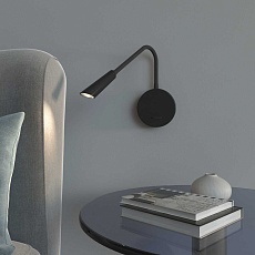 Бра Elektrostandard Stem 40120/LED 3000K черный a063704 1