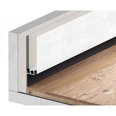 Теневой напольный плинтус FerGipps черный ПП 30 УТ000002193 3