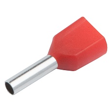 Наконечник-гильза General НГИ2 GNGI-E2-2x1,5-12 Красный, 100 штук