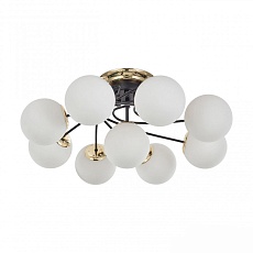 Потолочная люстра Arte Milano Neapolis76408 276408/8+1 BK/GD