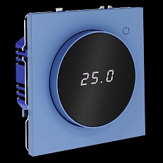 Терморегулятор электронный S70 с индикацией и датчиком, для теплого пола, (деним) Voltum VLS070115 5