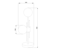 Настольная лампа Eurosvet Volver 01383/2 черный 1