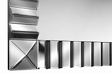 Зеркало Art Home Decor Rumba A025 1100 CR 110х75 см Серебристый 4