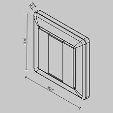 Панель управления Maytoni Lighting control 721043 3