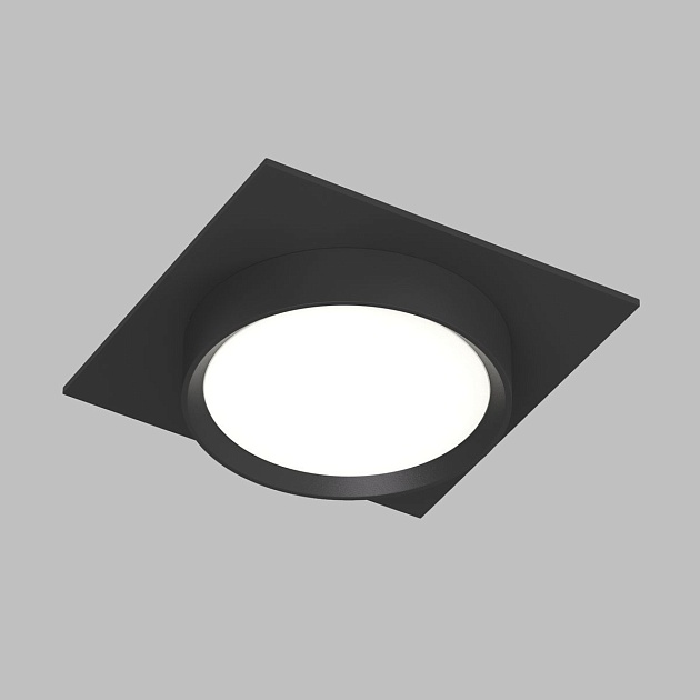 Встраиваемый светильник Denkirs Flat DK2091-BK Фото № 1