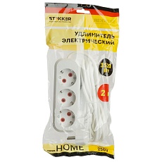 Удлинитель Stekker Home 4гн 3м с/з HM06-40-03 49351 2