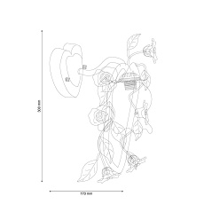 Бра Lucia Tucci Fiori Di Rose W110.1 1