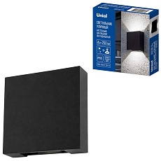 Уличный настенный светильник Uniel ULU-P33B-4W/4000K IP65 BLACK UL-00013622 2