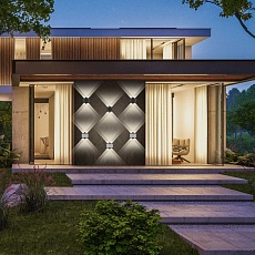 Уличный настенный светодиодный светильник Elektrostandard 1555 Techno LED Twinky a038416 1