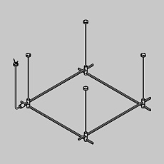 Готовая конструкция (набор) Maytoni Technical TFC-Flar-H08-PT 1