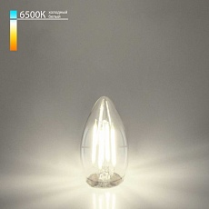 Лампа светодиодная филаментная Elektrostandard E27 9W 6500K прозрачная a056256