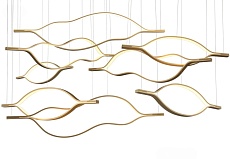 Подвесной светодиодный светильник Mizi'en Combo MZ160172-2-1000 2