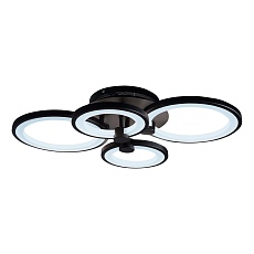 Потолочная светодиодная люстра iLedex Ring A001/4 MBK 1
