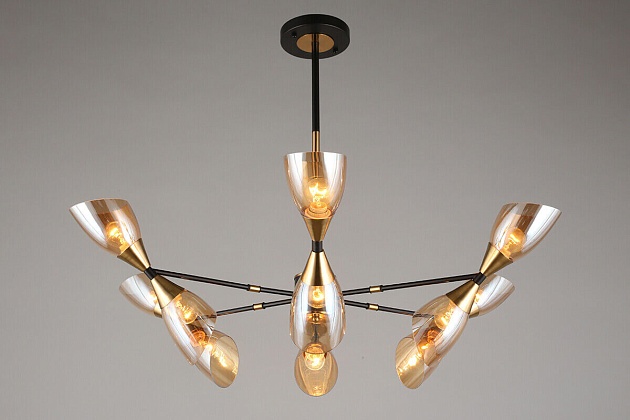 Подвесная люстра Omnilux Onno OML-66807-12 изображение 3 Подвесная люстра Omnilux Onno OML-66807-12 Фото № 3