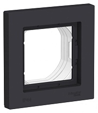 Рамка 1-постовая Systeme Electric AtlasDesign Aqua карбон ATN441001